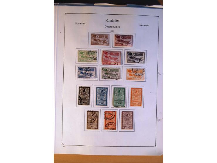 1865/1943, ungebrauchte und gestempelte reichhaltige Sammlung mit etwas Gebieten in Album