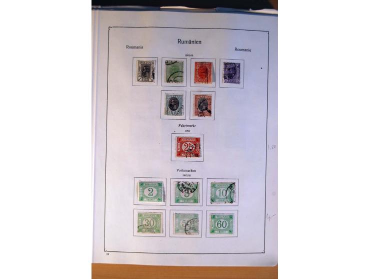 1865/1943, ungebrauchte und gestempelte reichhaltige Sammlung mit etwas Gebieten in Album
