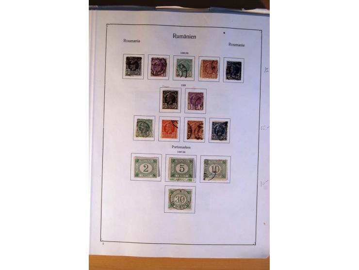 1865/1943, ungebrauchte und gestempelte reichhaltige Sammlung mit etwas Gebieten in Album