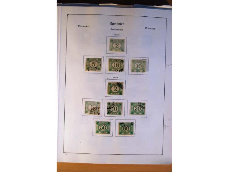 1865/1943, ungebrauchte und gestempelte reichhaltige Sammlung mit etwas Gebieten in Album