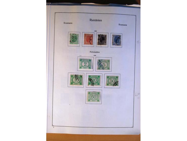 1865/1943, ungebrauchte und gestempelte reichhaltige Sammlung mit etwas Gebieten in Album