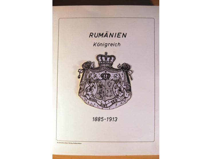 1885/1913, gestempelte Sammlung mit einigen Briefen und teils ungebrauchten Ganzsachen