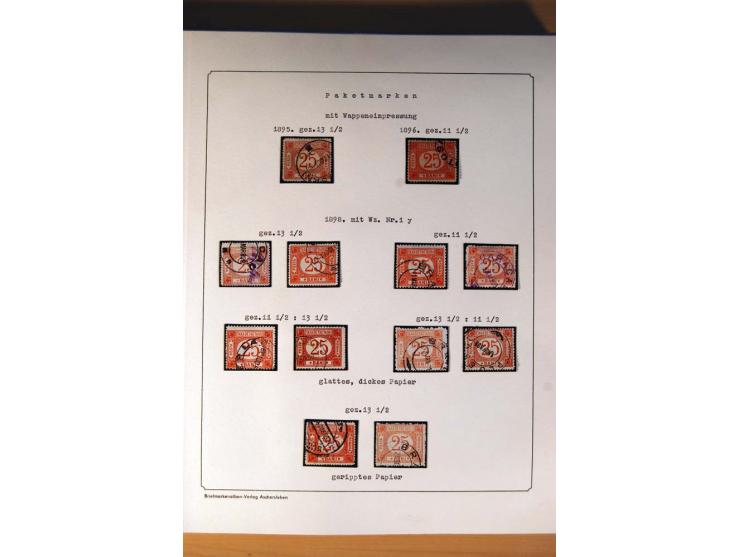 1885/1913, gestempelte Sammlung mit einigen Briefen und teils ungebrauchten Ganzsachen