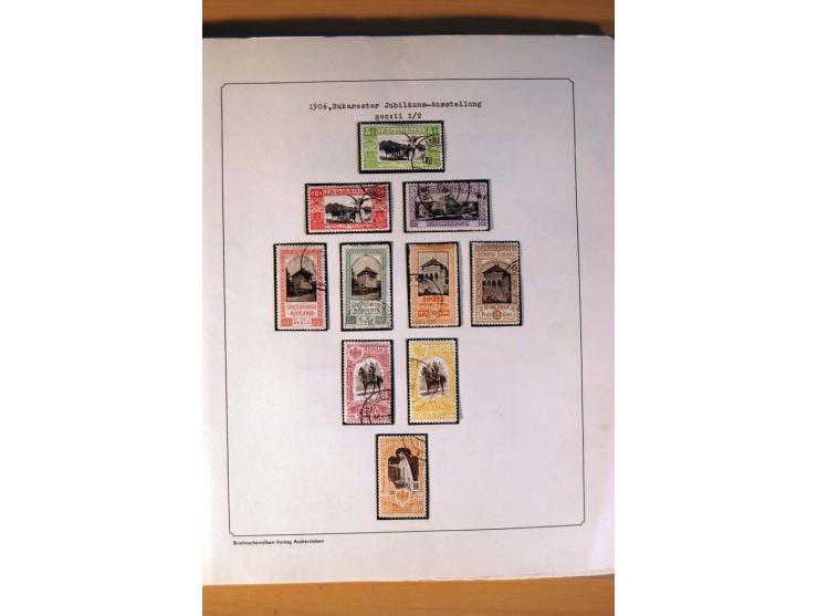 1885/1913, gestempelte Sammlung mit einigen Briefen und teils ungebrauchten Ganzsachen