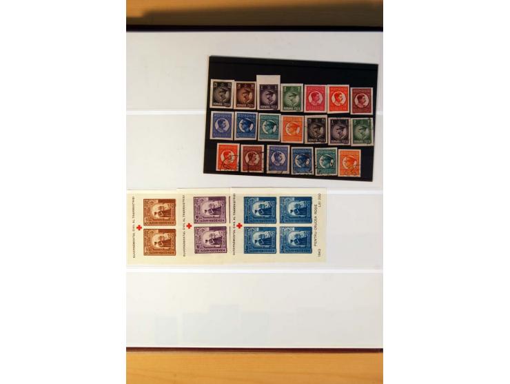 1893/1935, postfrische, ungebrauchte und gestempelte Partie mit Essays, Probedrucken, ungezähnten Marken, Abarten etc., dazu 