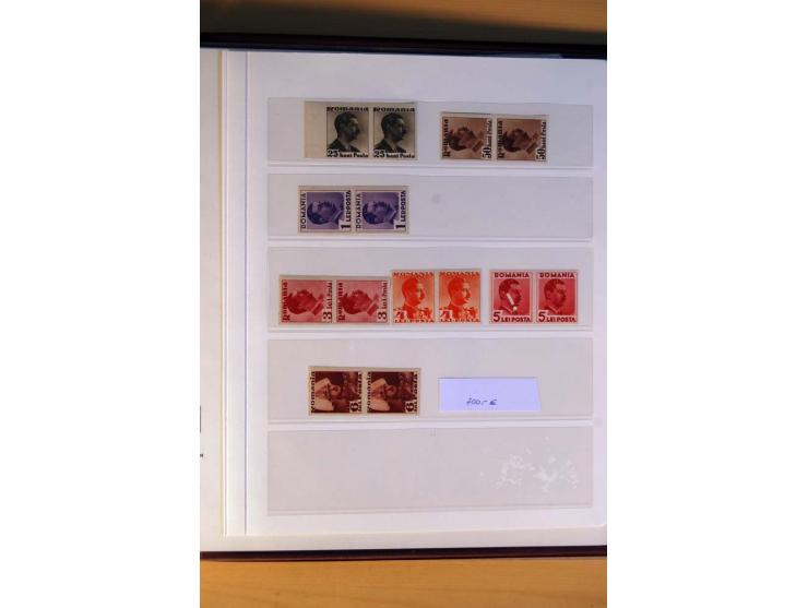 1893/1935, postfrische, ungebrauchte und gestempelte Partie mit Essays, Probedrucken, ungezähnten Marken, Abarten etc., dazu 