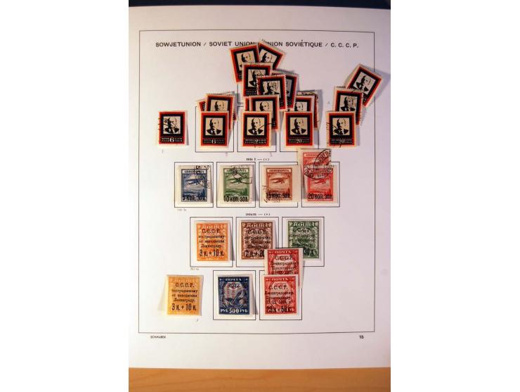 1857/1990 (ca.), postfrische, ungebrauchte und gestempelte Sammlung mit auch diversem Doublettenmaterial, dabei Nr. 1, 39y, S