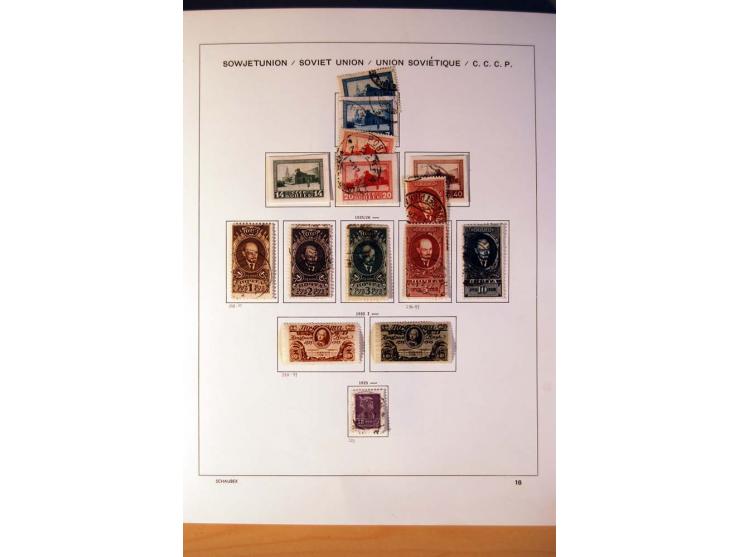 1857/1990 (ca.), postfrische, ungebrauchte und gestempelte Sammlung mit auch diversem Doublettenmaterial, dabei Nr. 1, 39y, S