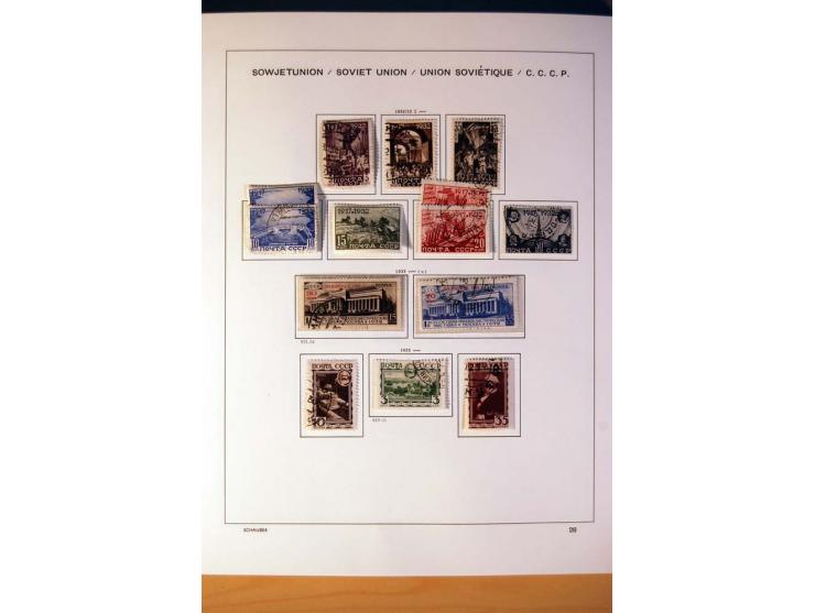 1857/1990 (ca.), postfrische, ungebrauchte und gestempelte Sammlung mit auch diversem Doublettenmaterial, dabei Nr. 1, 39y, S