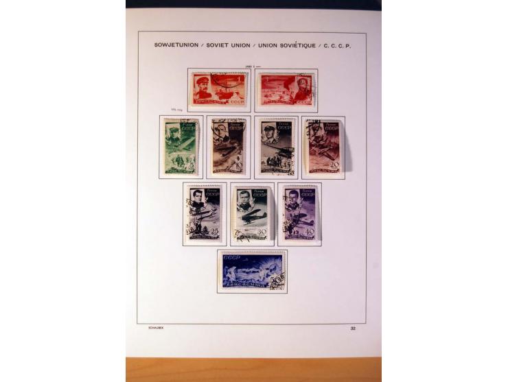 1857/1990 (ca.), postfrische, ungebrauchte und gestempelte Sammlung mit auch diversem Doublettenmaterial, dabei Nr. 1, 39y, S