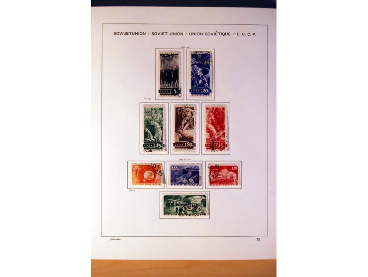 1857/1990 (ca.), postfrische, ungebrauchte und gestempelte Sammlung mit auch diversem Doublettenmaterial, dabei Nr. 1, 39y, S