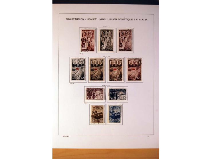 1857/1990 (ca.), postfrische, ungebrauchte und gestempelte Sammlung mit auch diversem Doublettenmaterial, dabei Nr. 1, 39y, S