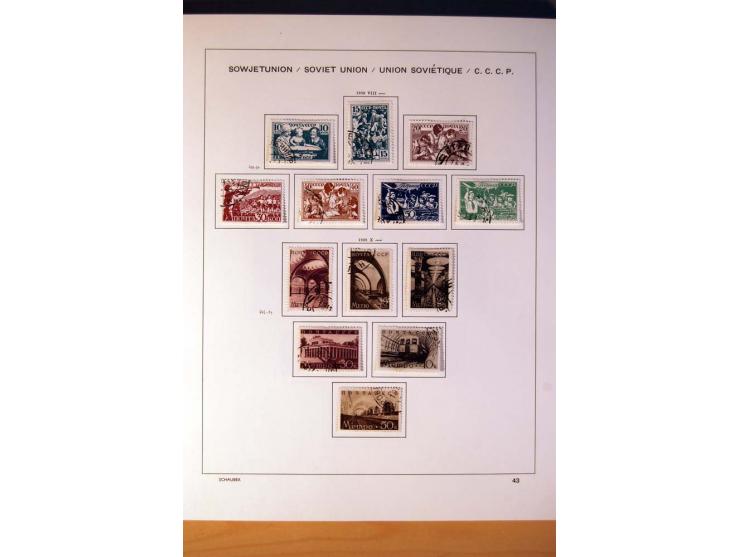 1857/1990 (ca.), postfrische, ungebrauchte und gestempelte Sammlung mit auch diversem Doublettenmaterial, dabei Nr. 1, 39y, S