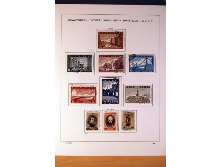 1857/1990 (ca.), postfrische, ungebrauchte und gestempelte Sammlung mit auch diversem Doublettenmaterial, dabei Nr. 1, 39y, S