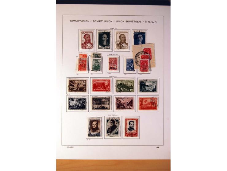 1857/1990 (ca.), postfrische, ungebrauchte und gestempelte Sammlung mit auch diversem Doublettenmaterial, dabei Nr. 1, 39y, S