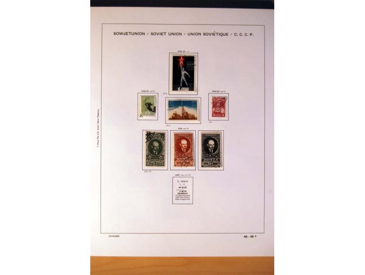 1857/1990 (ca.), postfrische, ungebrauchte und gestempelte Sammlung mit auch diversem Doublettenmaterial, dabei Nr. 1, 39y, S