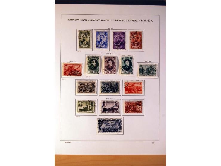 1857/1990 (ca.), postfrische, ungebrauchte und gestempelte Sammlung mit auch diversem Doublettenmaterial, dabei Nr. 1, 39y, S