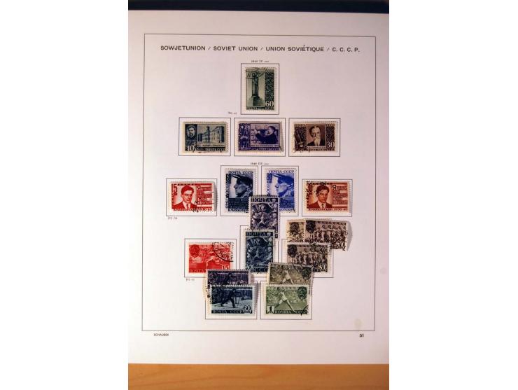 1857/1990 (ca.), postfrische, ungebrauchte und gestempelte Sammlung mit auch diversem Doublettenmaterial, dabei Nr. 1, 39y, S