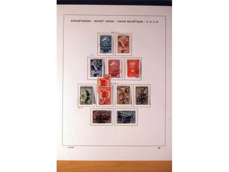 1857/1990 (ca.), postfrische, ungebrauchte und gestempelte Sammlung mit auch diversem Doublettenmaterial, dabei Nr. 1, 39y, S