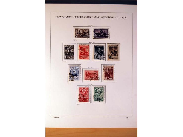 1857/1990 (ca.), postfrische, ungebrauchte und gestempelte Sammlung mit auch diversem Doublettenmaterial, dabei Nr. 1, 39y, S