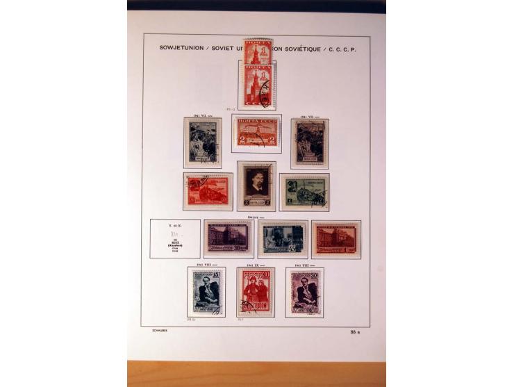 1857/1990 (ca.), postfrische, ungebrauchte und gestempelte Sammlung mit auch diversem Doublettenmaterial, dabei Nr. 1, 39y, S