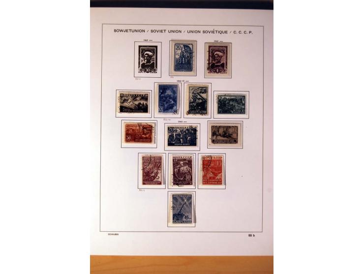 1857/1990 (ca.), postfrische, ungebrauchte und gestempelte Sammlung mit auch diversem Doublettenmaterial, dabei Nr. 1, 39y, S