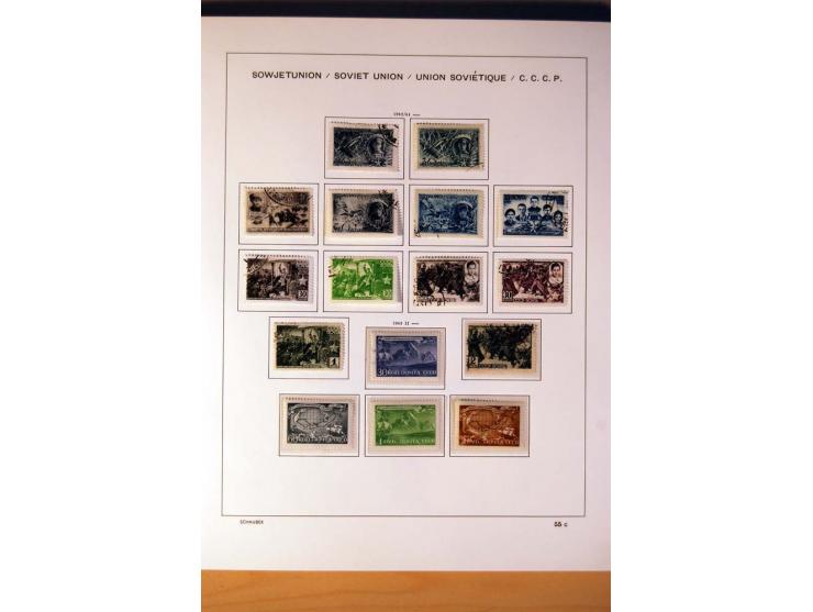 1857/1990 (ca.), postfrische, ungebrauchte und gestempelte Sammlung mit auch diversem Doublettenmaterial, dabei Nr. 1, 39y, S