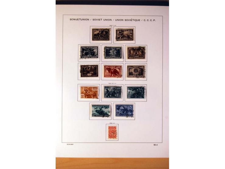 1857/1990 (ca.), postfrische, ungebrauchte und gestempelte Sammlung mit auch diversem Doublettenmaterial, dabei Nr. 1, 39y, S