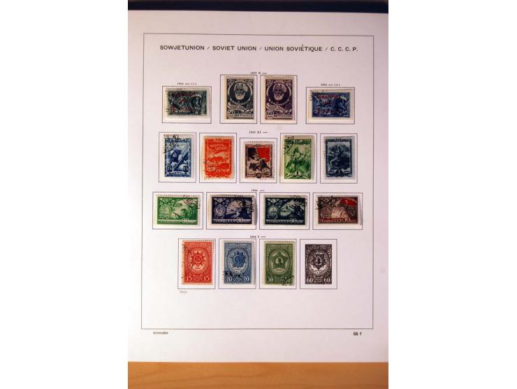 1857/1990 (ca.), postfrische, ungebrauchte und gestempelte Sammlung mit auch diversem Doublettenmaterial, dabei Nr. 1, 39y, S
