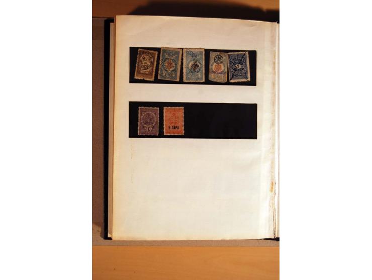 1866/1918, interessanter Bestand mit losen Marken, Abarten, Probedrucken und weiteren Besonderheiten, dabei schöne Briefstück
