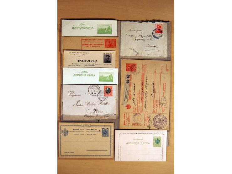 1866/1918, interessanter Bestand mit losen Marken, Abarten, Probedrucken und weiteren Besonderheiten, dabei schöne Briefstück