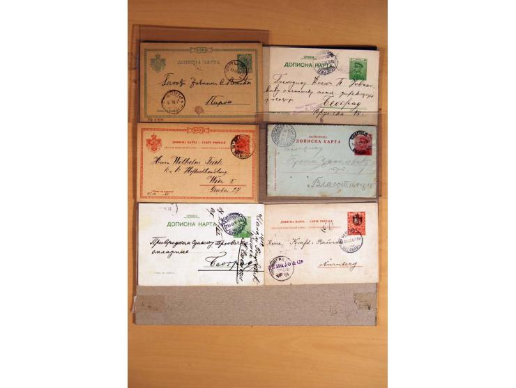 1866/1918, interessanter Bestand mit losen Marken, Abarten, Probedrucken und weiteren Besonderheiten, dabei schöne Briefstück