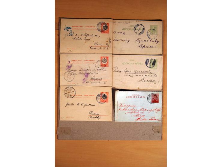 1866/1918, interessanter Bestand mit losen Marken, Abarten, Probedrucken und weiteren Besonderheiten, dabei schöne Briefstück