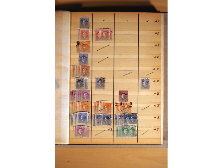 1866/1918, interessanter Bestand mit losen Marken, Abarten, Probedrucken und weiteren Besonderheiten, dabei schöne Briefstück