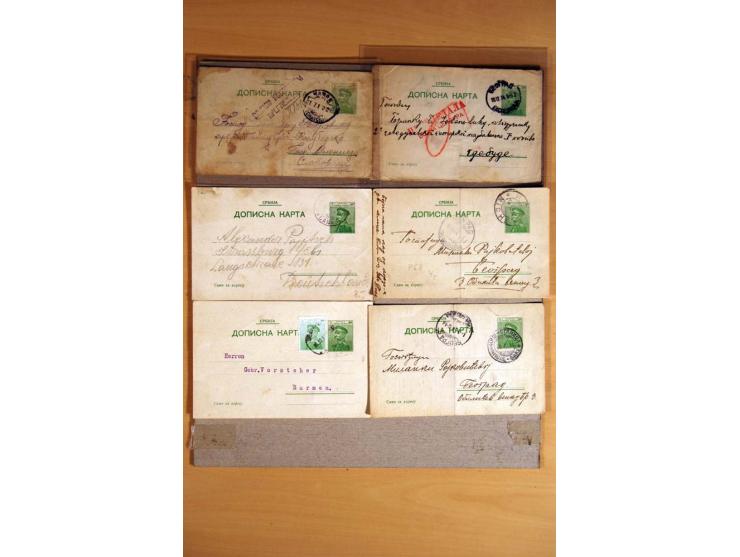 1866/1918, interessanter Bestand mit losen Marken, Abarten, Probedrucken und weiteren Besonderheiten, dabei schöne Briefstück