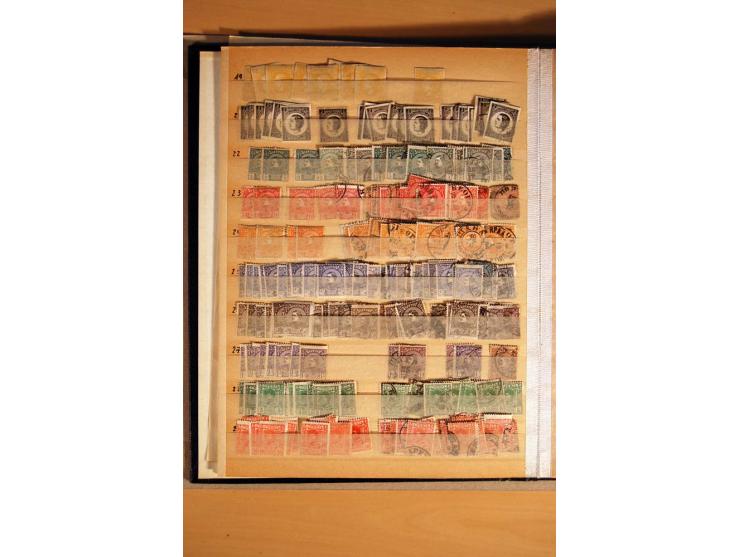 1866/1918, interessanter Bestand mit losen Marken, Abarten, Probedrucken und weiteren Besonderheiten, dabei schöne Briefstück