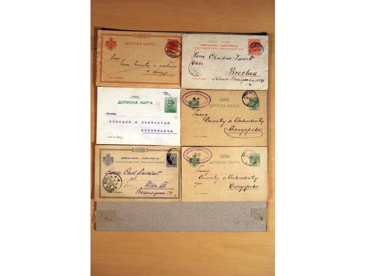 1866/1918, interessanter Bestand mit losen Marken, Abarten, Probedrucken und weiteren Besonderheiten, dabei schöne Briefstück