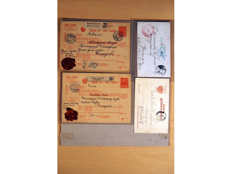 1866/1918, interessanter Bestand mit losen Marken, Abarten, Probedrucken und weiteren Besonderheiten, dabei schöne Briefstück