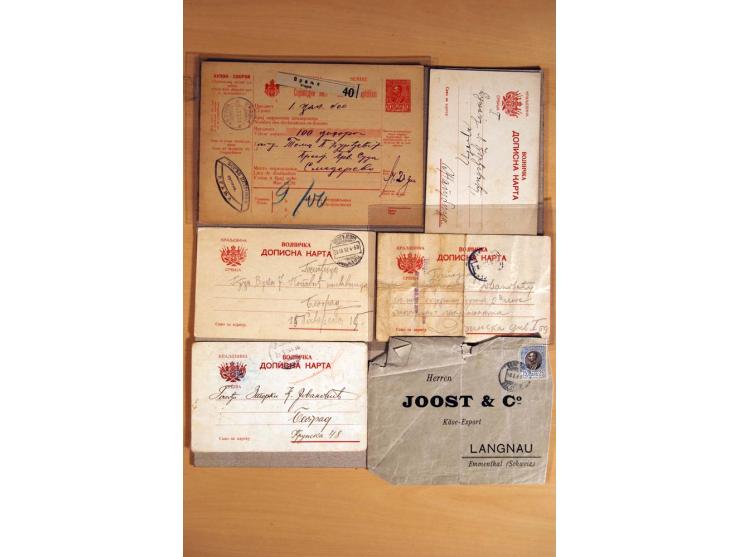 1866/1918, interessanter Bestand mit losen Marken, Abarten, Probedrucken und weiteren Besonderheiten, dabei schöne Briefstück