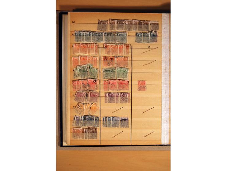 1866/1918, interessanter Bestand mit losen Marken, Abarten, Probedrucken und weiteren Besonderheiten, dabei schöne Briefstück