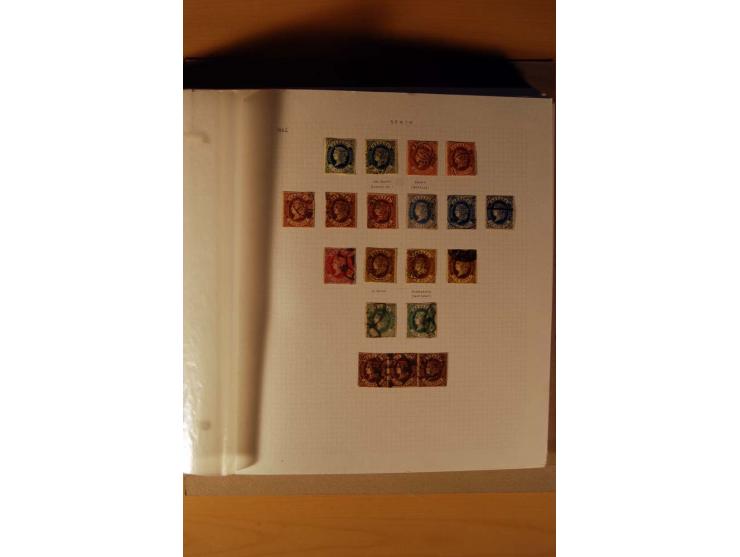 1850/1930, anfangs gestempelte, später auch ungebrauchte Sammlung mit vielen besseren Werten, oftmals mehrfach mit Farbnuance