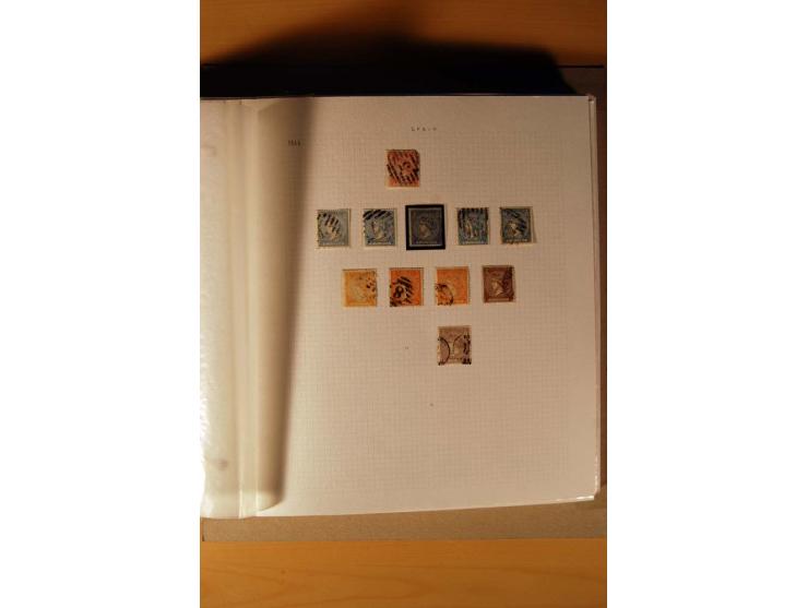 1850/1930, anfangs gestempelte, später auch ungebrauchte Sammlung mit vielen besseren Werten, oftmals mehrfach mit Farbnuance