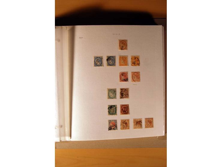 1850/1930, anfangs gestempelte, später auch ungebrauchte Sammlung mit vielen besseren Werten, oftmals mehrfach mit Farbnuance