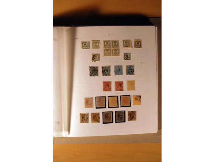 1850/1930, anfangs gestempelte, später auch ungebrauchte Sammlung mit vielen besseren Werten, oftmals mehrfach mit Farbnuance