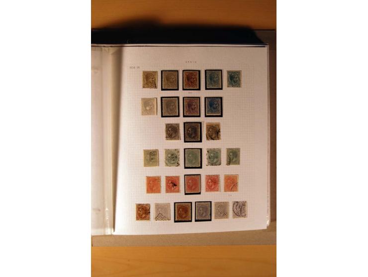 1850/1930, anfangs gestempelte, später auch ungebrauchte Sammlung mit vielen besseren Werten, oftmals mehrfach mit Farbnuance