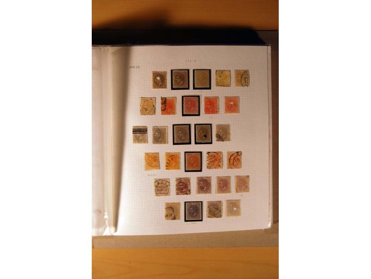 1850/1930, anfangs gestempelte, später auch ungebrauchte Sammlung mit vielen besseren Werten, oftmals mehrfach mit Farbnuance