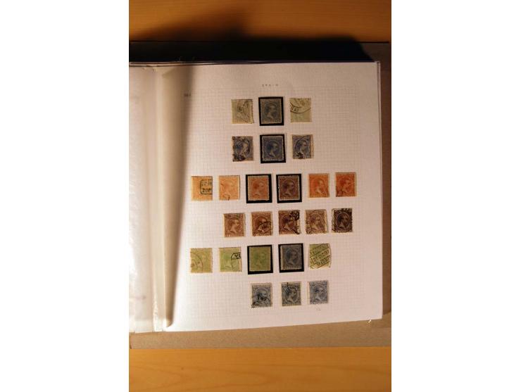 1850/1930, anfangs gestempelte, später auch ungebrauchte Sammlung mit vielen besseren Werten, oftmals mehrfach mit Farbnuance