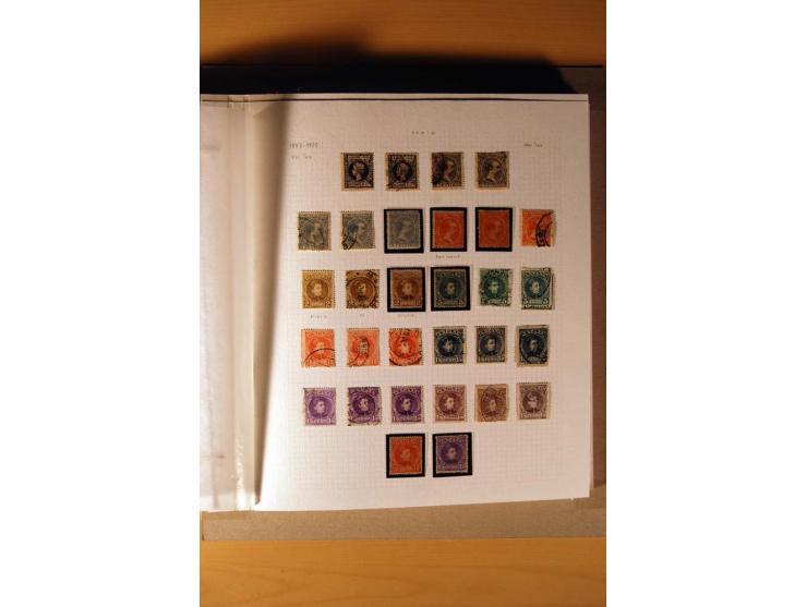 1850/1930, anfangs gestempelte, später auch ungebrauchte Sammlung mit vielen besseren Werten, oftmals mehrfach mit Farbnuance