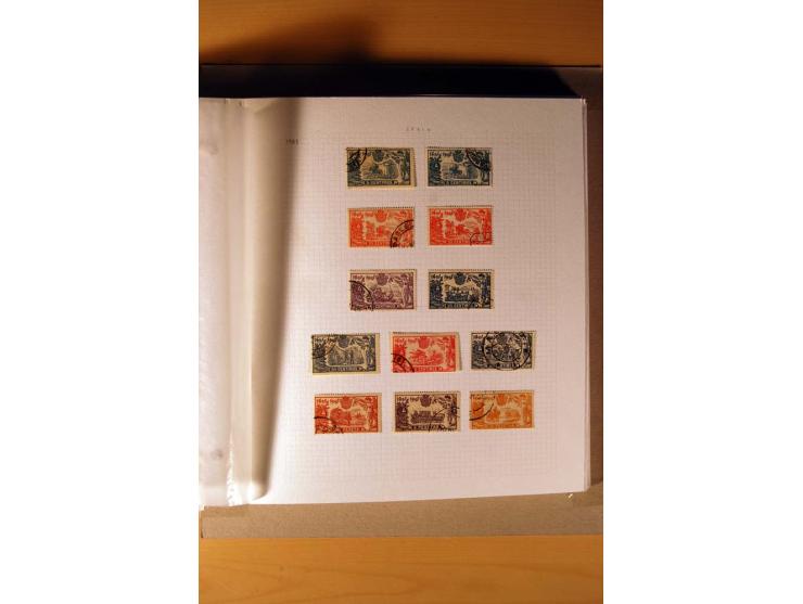 1850/1930, anfangs gestempelte, später auch ungebrauchte Sammlung mit vielen besseren Werten, oftmals mehrfach mit Farbnuance