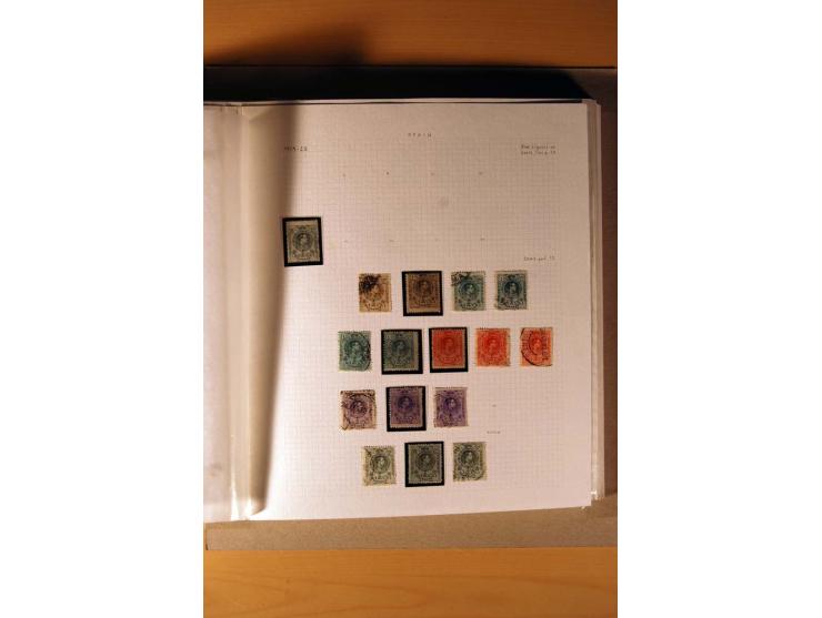 1850/1930, anfangs gestempelte, später auch ungebrauchte Sammlung mit vielen besseren Werten, oftmals mehrfach mit Farbnuance